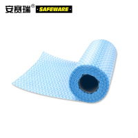 安赛瑞 SAFEWARE 10492 可撕无纺布免洗抹布（6卷装）蓝色50张/卷 单片20×30cm