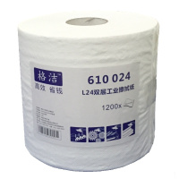 格洁 610 024 L24双层工业擦拭纸 24cm×35cm×1200张/卷 2卷/箱 白色(包装数量 2卷)