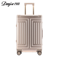 丹爵(DANJUE)铝镁合金TSA海关锁万向静音轮拉杆箱D58-29寸香槟色