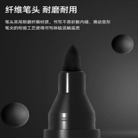 得力 粗头物流油性记号笔大头笔