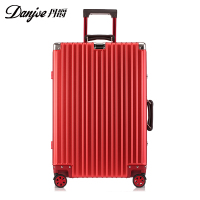 丹爵(DANJUE)万向轮拉杆箱TSA海关密码锁防摔静音耐磨D38-26寸红色