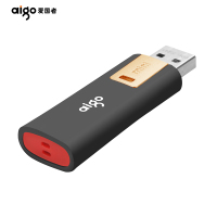 爱国者(aigo) 32GB USB3.0 U盘 L8302写保护 黑色 防病毒入侵 防误删 高速读写U盘 2个装