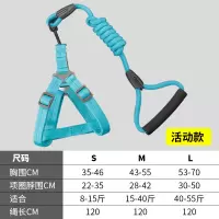 YP-牛津布胸背带牵引绳S号-蓝色