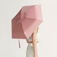 蕉下BANANAUNDER 胶囊系列-樱花限定-五折伞夜樱粉