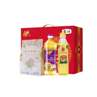 中粮福临门 真情永伴粮油礼盒A 1300ml+681g