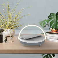 韩国现代(HYUNDAI)多功能无线充台灯音箱 C009