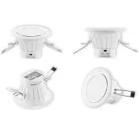 飞利浦 PHILIPS 2.5英寸 7×0.5瓦 230V 2700K 闪烁 LED筒灯暖色(白色)2700K