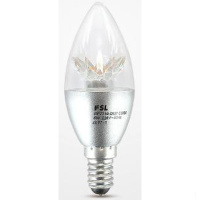 佛山照明 FSL C38尖泡 5W/4000K 单个 晶钻系列LED C38尖泡 5W 4000K E14 单个