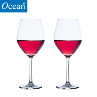 Ocean进口无铅玻璃冷切口红酒杯家用高脚杯595ML2只品酒杯大容量