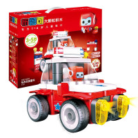 布鲁可牌布布百变警车 61201