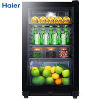 海尔 LC-108H 冰吧家用 客厅茶叶冰箱小型冷藏柜