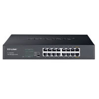 TP-LINK 16口全千兆简单网管交换机