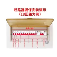 德力西 漏电保护器 4P63A漏电保护器 白色