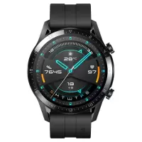 HUAWEI WATCH GT 2 LTN-B19(黑色氟橡胶表带) 曜石黑