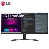 LG 34英寸 2K 超宽带鱼屏 HDR IPS屏 FreeSync 阅读模式 低闪屏 升降底座 微边 显示器 34WN