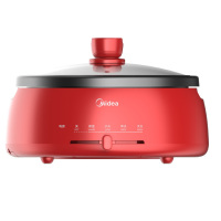 美的(Midea)电火锅 分体式家用多功能电热锅电热火锅MC-DH2851