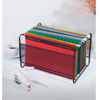 齐心金属吊挂式资料架A1815 A4 黑色