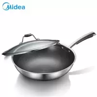 美的(Midea)不粘锅 不花芯32wok502