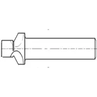 JIISH 钨钢2刃划窝钻 φ2.5*90°*φ5 /个