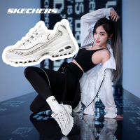 Skechers斯凯奇厚底印花熊猫鞋休闲运动鞋149232-WBK