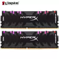 金士顿 DDR4 3200 16GB(8G×2)套装 台式机内存条 骇客神条 Predator掠食者系列 RGB灯条