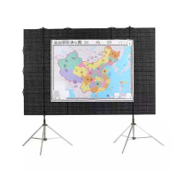 13磁性队标展示箱 磁性队标箱 挂图架 钢组合式挂图板