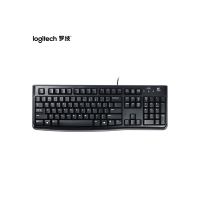 罗技(Logitech)K120 键盘 有线键盘 黑色 U口