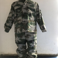 中锐智采 M-XXXL 迷彩服套装男女工作服耐磨荒漠春秋装训作服丛林军训服 单套价格