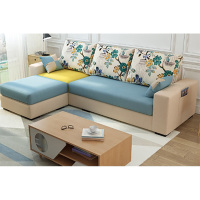 PADEN 1450*2070mm 沙发三人位+带脚踏+边几