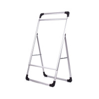 安赛瑞(SAFEWARE)铝合金手提双面海报架(含背板)60×80cm