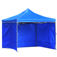 谋福 85572一套户外广告帐篷围布9米加厚蓝色款单独围布(套)