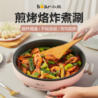小熊(bear)电火锅家用电炒锅电煎锅多功能家用可调温不粘煎盘烤肉烙饼锅 DHG-C12D3