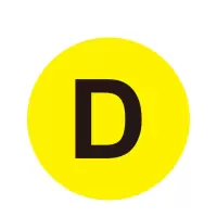 安赛瑞(SAFEWARE)耐磨库位编号地贴（D）Φ20cm 耐磨PC材料