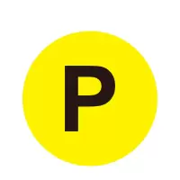 安赛瑞(SAFEWARE)耐磨库位编号地贴（P）Φ20cm 耐磨PC材料