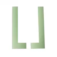 安赛瑞(SAFEWARE)自发光L型楼梯贴(5对装)76×230mm 蓄光自发光 耐磨地贴保护膜