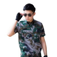 安赛瑞(SAFEWARE)短袖迷彩服套装（180码）数码迷彩