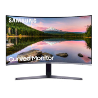 三星 SAMSUNG 电脑显示器曲面直屏窄边框 C32R500FHC 31.5英寸