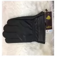 兽王 SHOUWANG 男式真皮手套均码,黑色160 副LN
