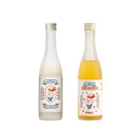 [新品]塔牌小本摇米露原味苹果味甜米酒组合320ml*2瓶装微醺低度酒纯米精酿果味米酒