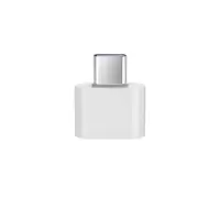 爱国者(aigo)Type-C OTG连接器 USB转Type-C 转接头 简约百搭白色