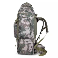 背囊(含被褥)战地户外登山包 多功能防水 战术背包