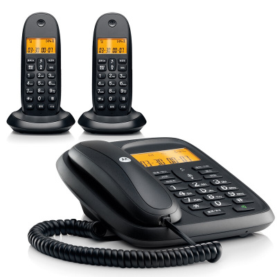 摩托罗拉 CL102C 无绳电话机 黑色(单位:件)