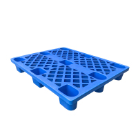 安赛瑞(SAFEWARE)九脚塑料托盘 HDPE 100×80×14cm 动载0.4t 静载1t