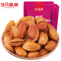 沐月森林 巴旦木 坚果小零食 休闲食品 炒货干果小吃 (2袋)