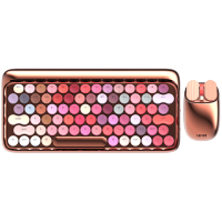 lofree洛斐玫瑰金键盘鼠标套装