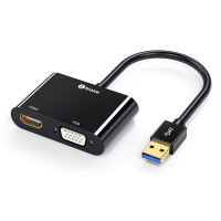 ZH26 USB3.0转VGA转换器-BIAZE转换器外置显卡转接头[信息部]