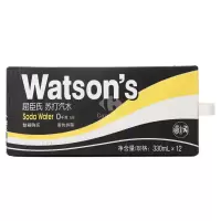 屈臣氏苏打水12罐礼盒装