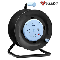 公牛（BULL）804D 无线4位5孔移动电缆卷线盘/工程空线盘 1个装