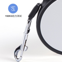 得乐新款大号牵狗器 时尚款 白色黑面板