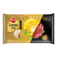 三全黑金系列玉米蔬菜猪肉饺子600g